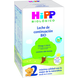 Hipp Leche 2 De Continuacion Bio 600 G