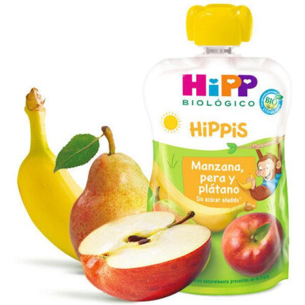 Hipp Sachets Pomme Poire Et Banane Bio 100 G