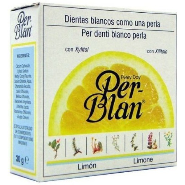 Perblan Dentifricio Limone In Polvere Perblan 30 G
