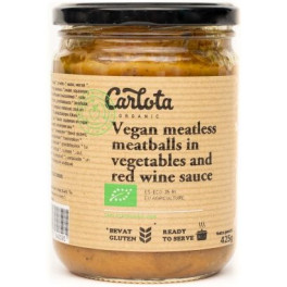 Carlota Boulettes Végétales Bio Sauce Vin Rouge 425 Grs