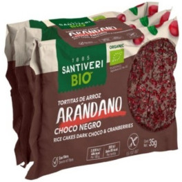 Santiveri Tort.Rice Top. Canneberge Bio2 3 u. 105gr