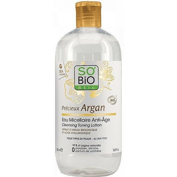 Sobio Acqua Micellare Antietà Acido Ialuronico & Argan Bi