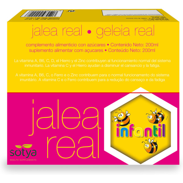 Sotya Jalea Real Infantil (Sabor Fresa) 10mlx20 Ampollas