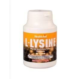 Health Aid L-Lysin 500 Mg 60 Comp