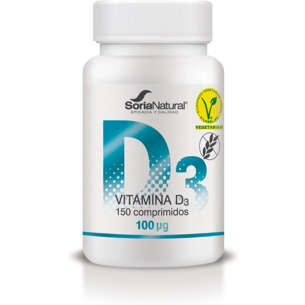 Soria Natural Vitamine D3 150 Comp X 250 Mg Prolongé Lib