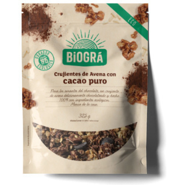 Biográ Crujiente De Avena Con Cacao Puro 325gr