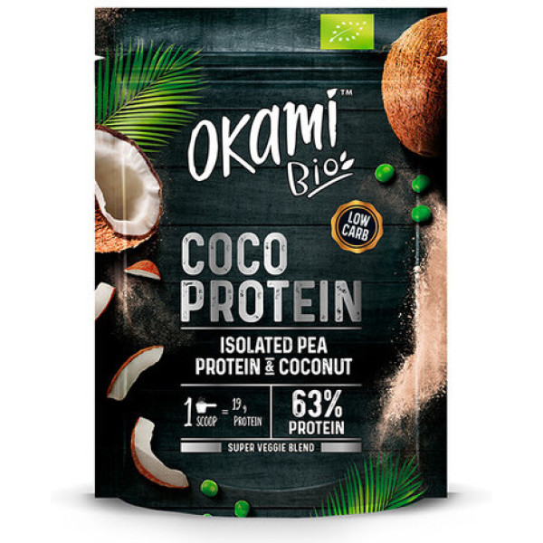 Okami Bio Isolaat Erwten en Kokos Eiwit 500g