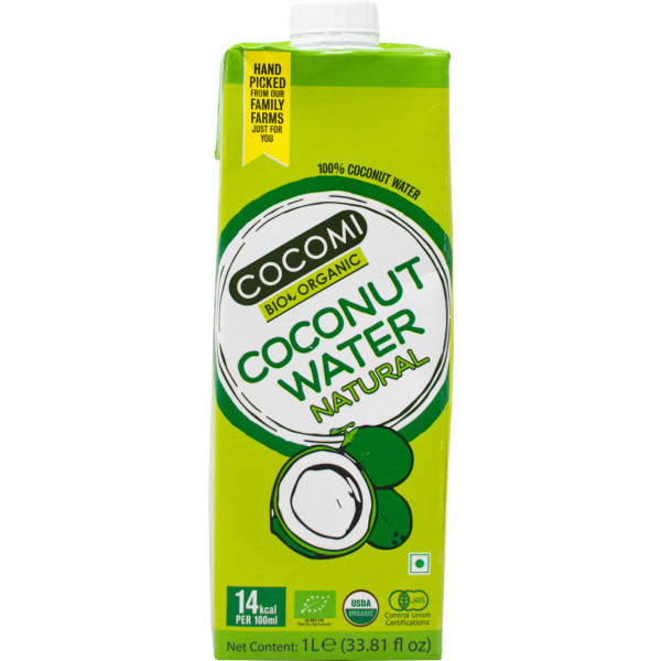 Cocomi Natürliches Kokosnusswasser Bio 1l