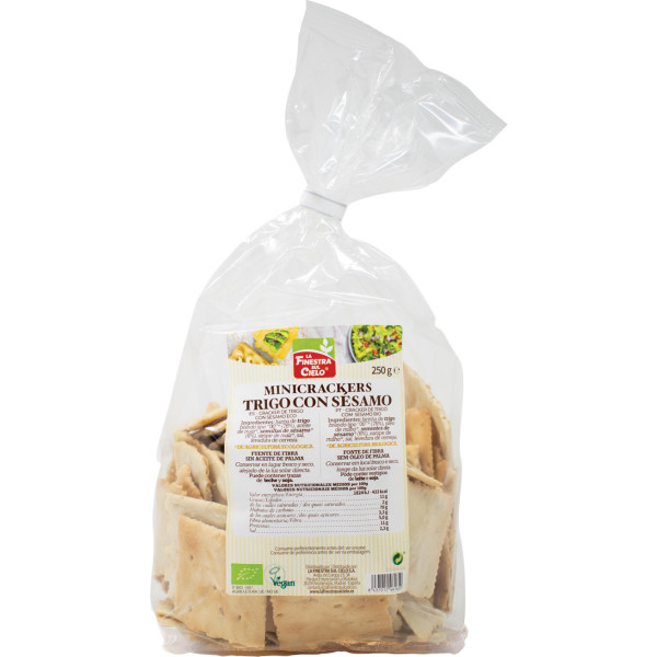 Finestra Mini Crackers Grano Con Sesamo Bio 250g