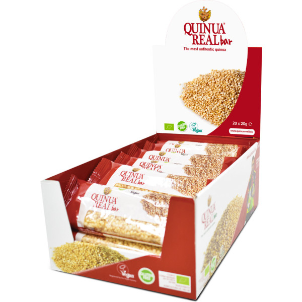 Royal Quinoa Coffret 20 Pure Royal Quinoa Barre Bio 20g