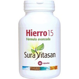 Sura Vitasan Fer 15 90 Capsules