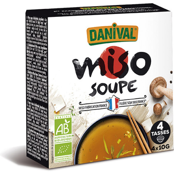 Danival Soupe Miso Bio 4 X 10 G