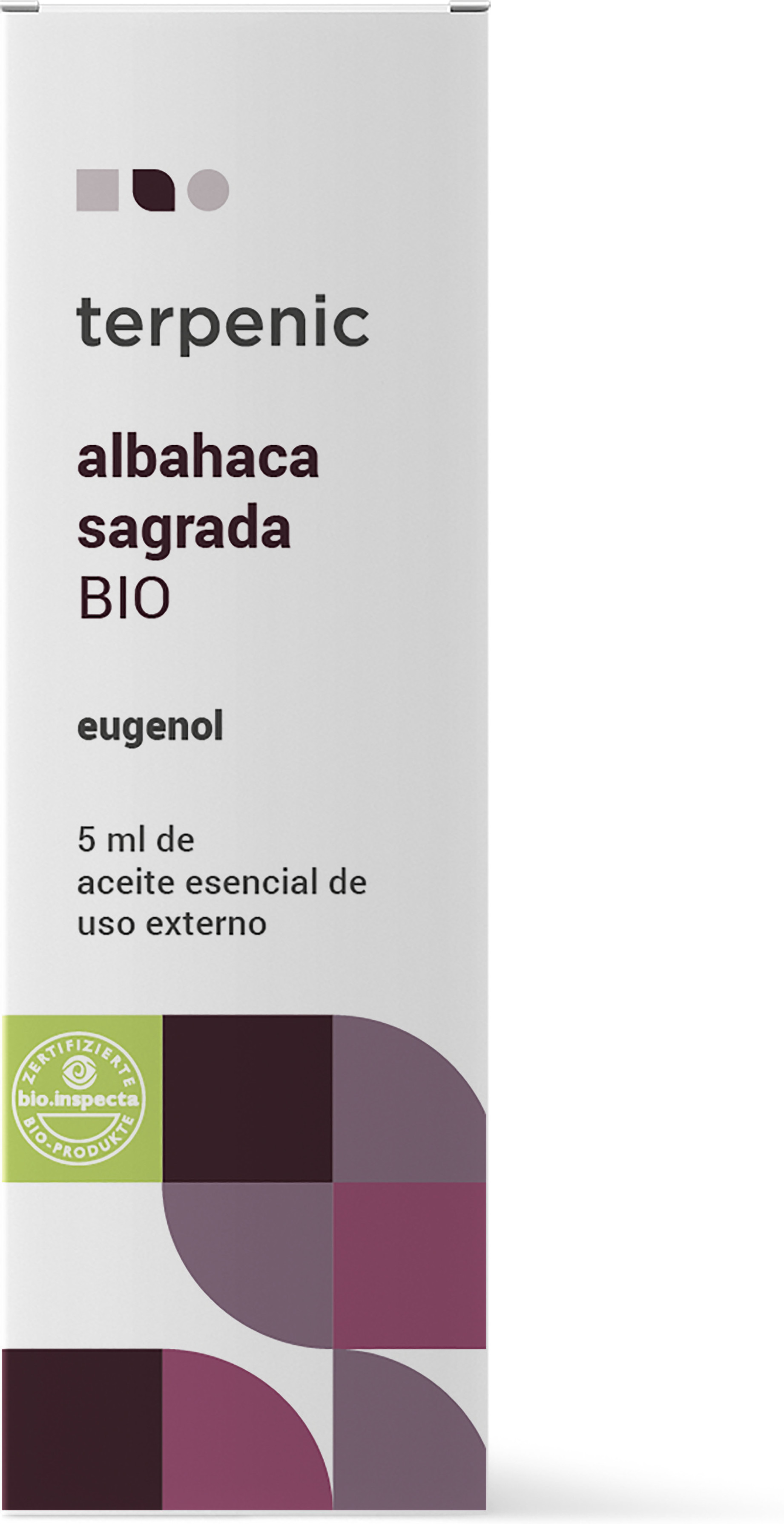 Huile Essentielle TerpÃ©Nique Basilic SacrÃ© Bio 5 Ml-image