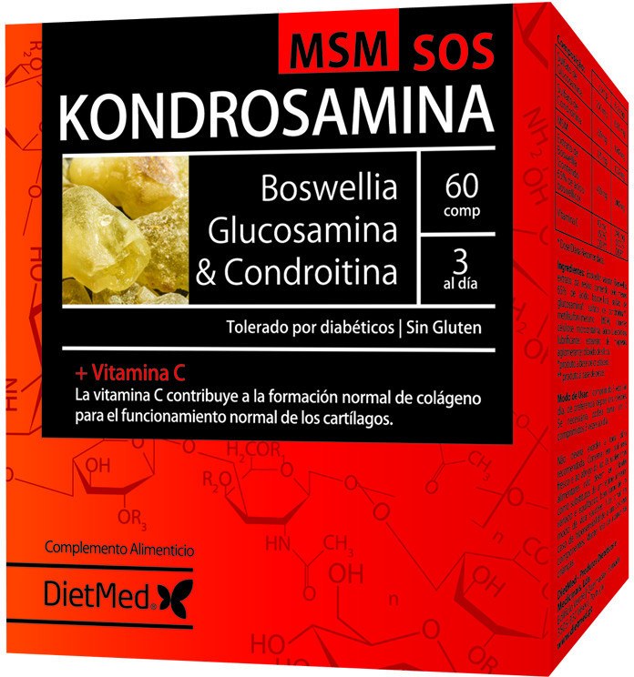 Dietmed Kondrosamina Msm Sos 60Comp-image