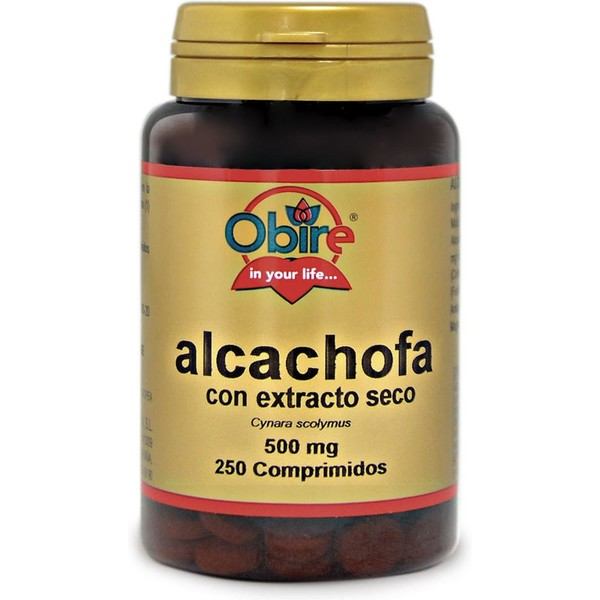 Obire Alcachofa 500 Mg Ext Seco 250 Comp