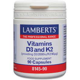 Lamberts Vitamine D3 2000 UI Y K2 90 µg 90 Caps