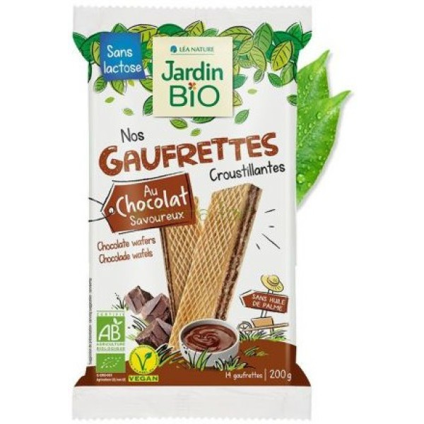 Jardin Bio Gaufrettes au Chocolat 200 Gr