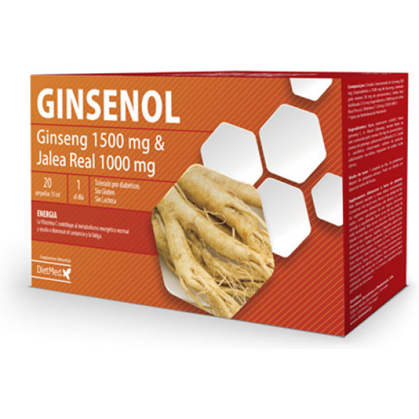 Dietmed Ginsenol 20 Ampollas