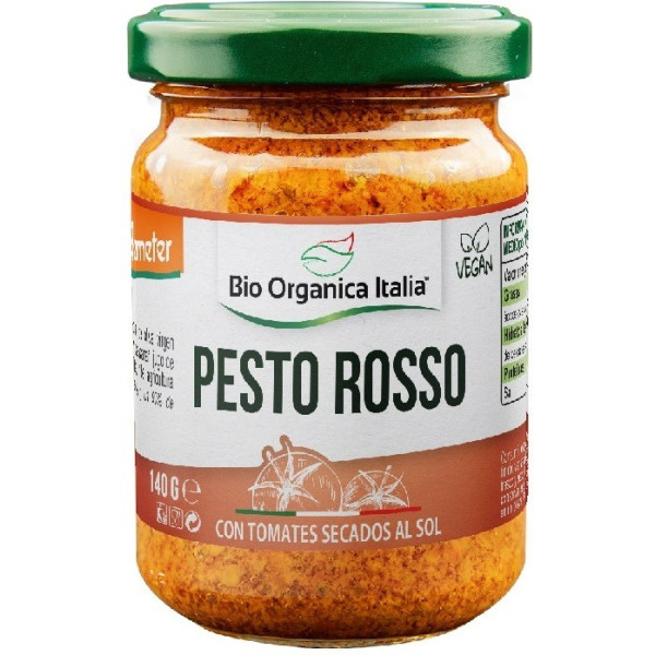 Bio Bio Italie Pesto Rosso Vegan 140 Gr