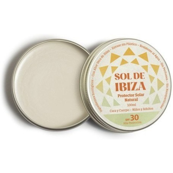 Sol De Ibiza Zonnecrème Spf30 Bio 100 Ml Pot