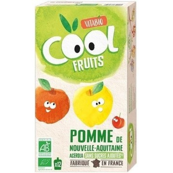 Babybio Pack Cool Fruits Pomme 4x90g