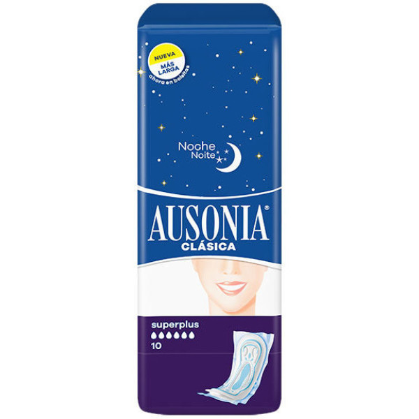 Ausonia Compresse Notturne Super Plus 10 U Unisex