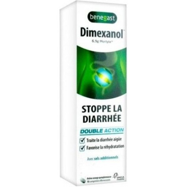 Benegast Dimexanol Diarree & Uitdroging 10 Tabletten Unisex