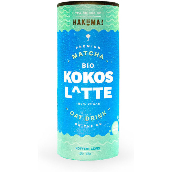 Hakuma Oat Drink Bio Matcha Latte With Coconut Kokos Latte 235 Ml