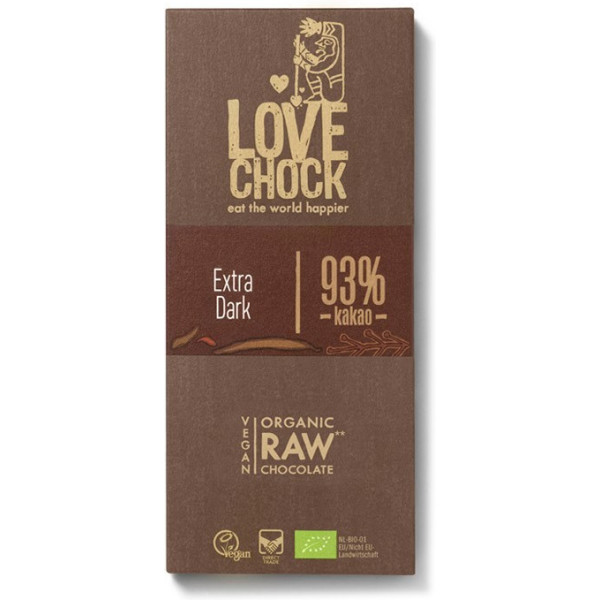 Lovechock Tavoletta Di Cacao Puro 93% 70 Gr