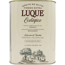 Luque Olio d'Oliva Ecologico Ve Lattina 3 L