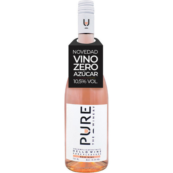Pure The Winery Vino Rosato Zero Zucchero 750 Ml