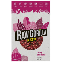 Rauwe Gorilla Granola Keto Biologische Framboos 250 Gr