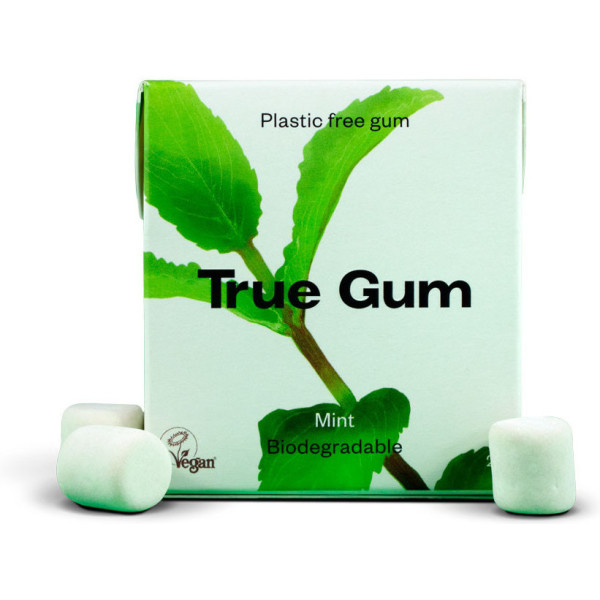 True Gum Chicle Sin Plástico De Menta Fresca 21 Gr