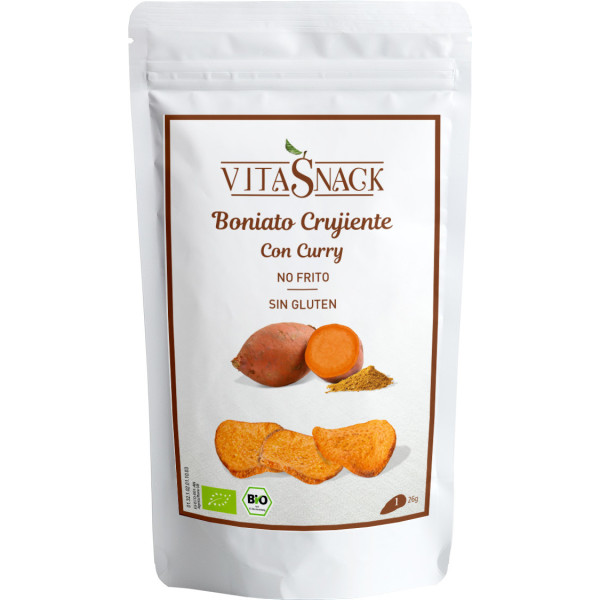 Vitasnack Crispy Sweet Potato And Curry 26 Gr