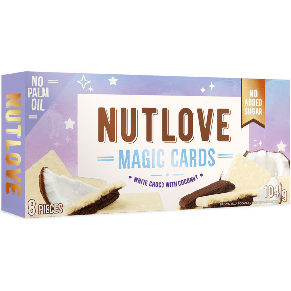 All Nutrition White Chocolate Cream Nutlove Magic Cards 104 gr