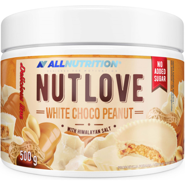 All Nutrition Weiße Schokolade und Erdnusscreme Nutlove 500 Gr