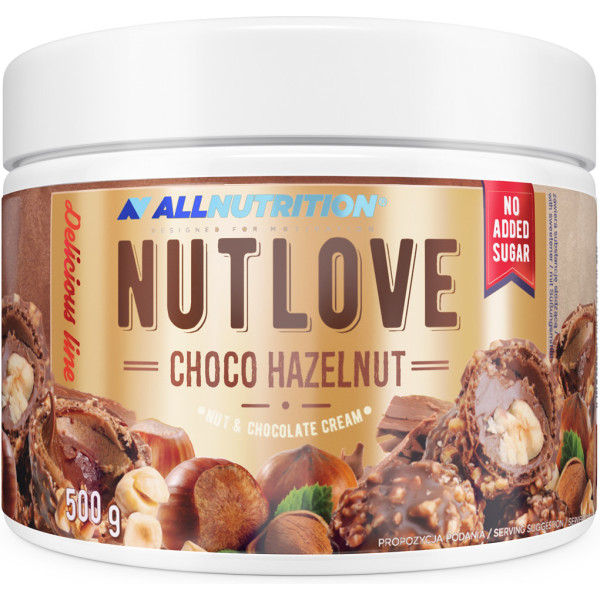 All Nutrition Chocolate Hazelnut Cream Nutlove Choco Hazelnut 500 Gr