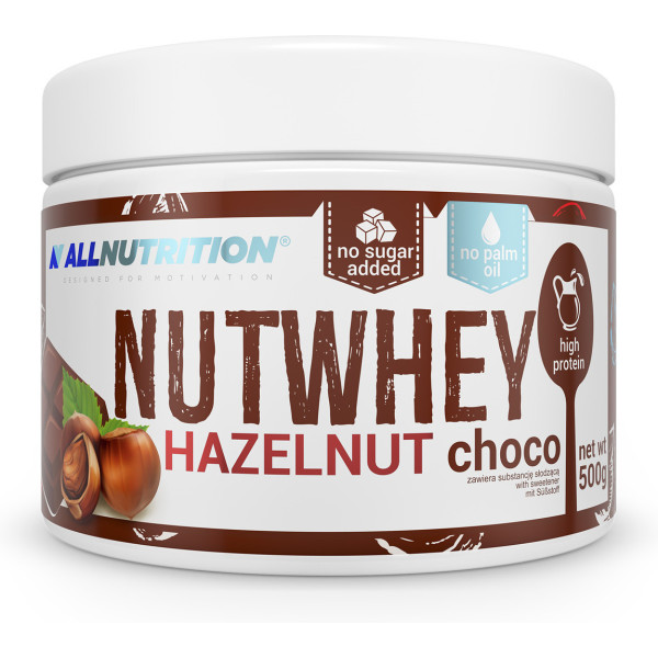All Nutrition Crème de Chocolat aux Noisettes Nutwhey 500 Gr