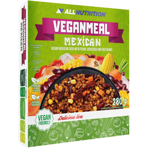 All Nutrition Couscous Mexicain Recette Veganmeal Mexicain 280 Gr