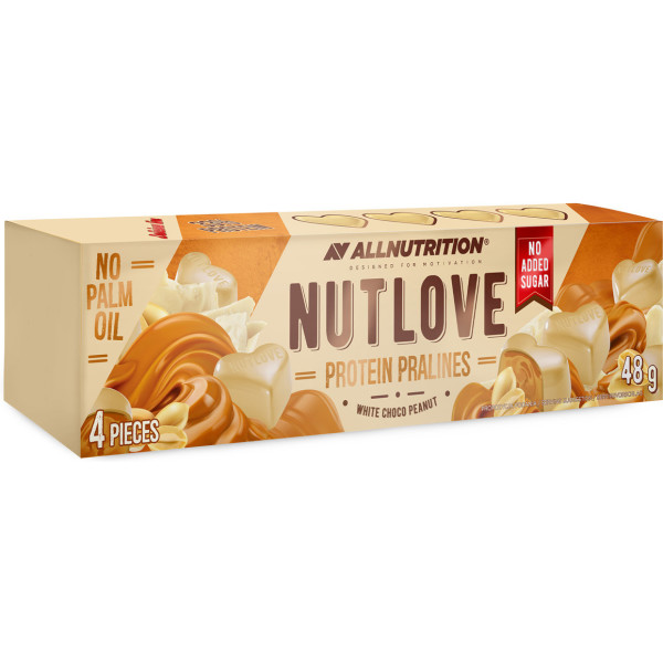 All Nutrition Praline di cioccolato bianco Nutlove Protein 48 Gr