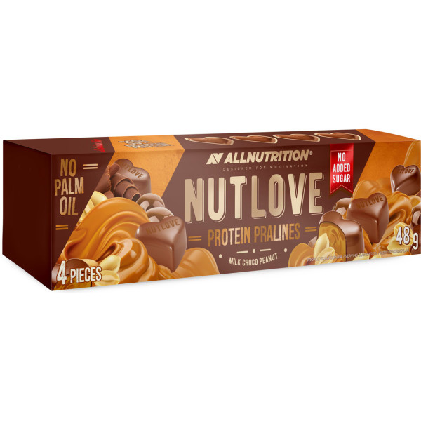 All Nutrition Pralines Chocolate Con Cacahuete Nutlove Protein 48 Gr
