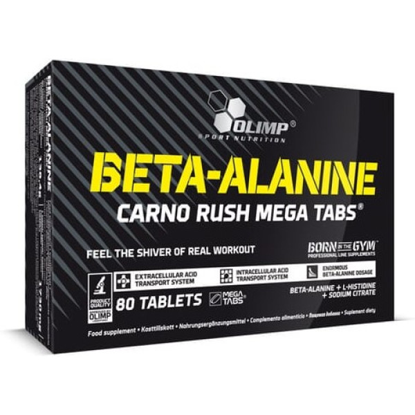 Olimp Beta-alanina Carno Rush Mega Tabs (800 mg) 80 compresse