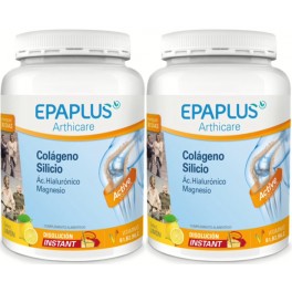 Pack Epaplus Collagen Silicon + Ac Hyaluronic + Magnesium 2 Dosen x 326 gr