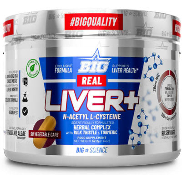 Big Real Liver+ - Protector Hepatico 90 Caps