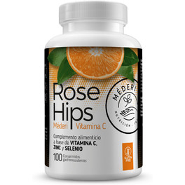 Méderi Nutrición Integrativa Rose Hips Vitamina C. Zinc Y Selenio 100 Comp