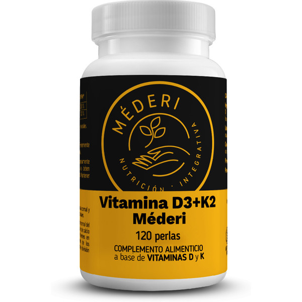Méderi Nutrition Intégrative Vitamine D3+K2 120 Perles