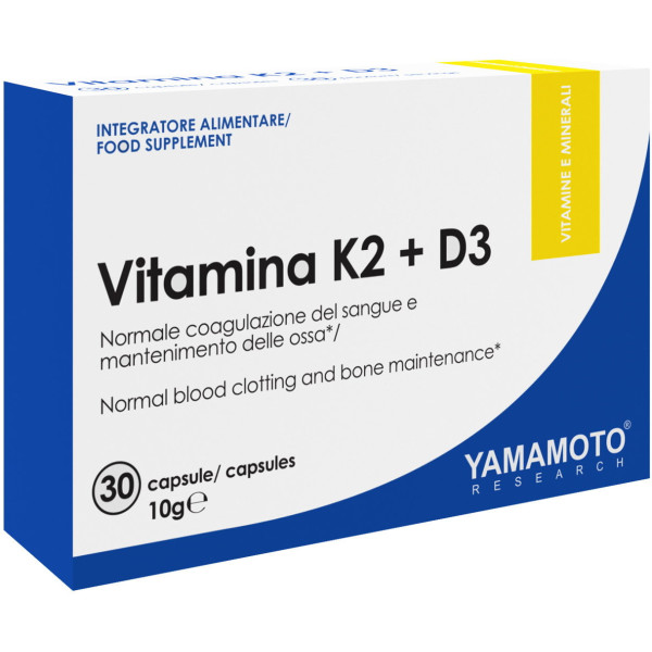 Yamamoto Vitamine K2 + D3 30 Gélules