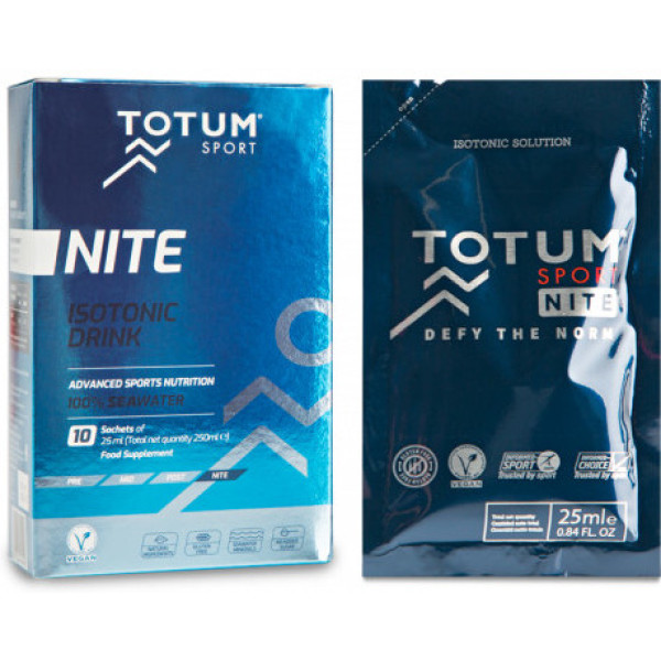 Totum Sport Nite Boisson Isotonique 10 Enveloppes X 25 Ml