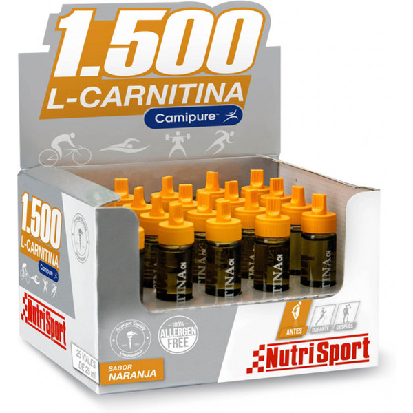 Nutrisport L-Carnitina 1500 20 fiale x 25 ml