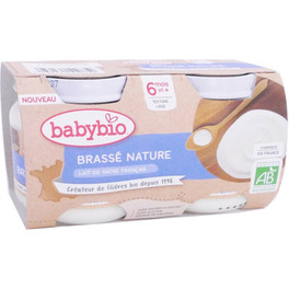 Babybio Yaourt Naturel Vache 2x130g